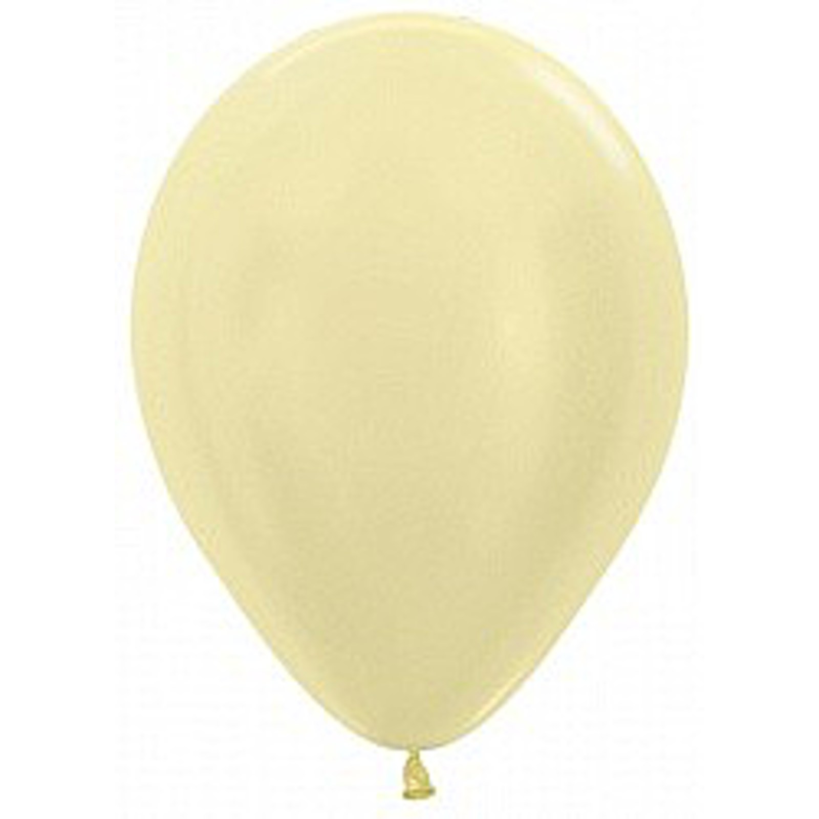 Sempertex 12"/30см перламутр жемчужный 100шт. Воздушный шарик. Воздушный шар "пастель". Желтый латексный шар перламутр. Перламутровый желтый